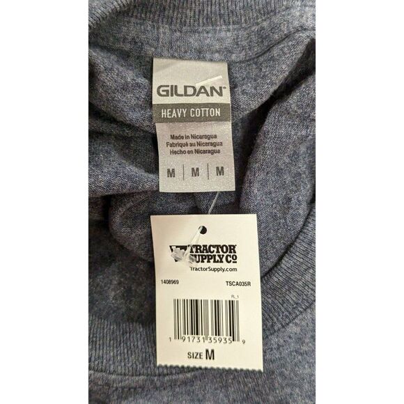 Gildan Womens Size Medium Black Heather Crew Neck Short Sleeve Graphic T-Shirt - Picture 6 of 8